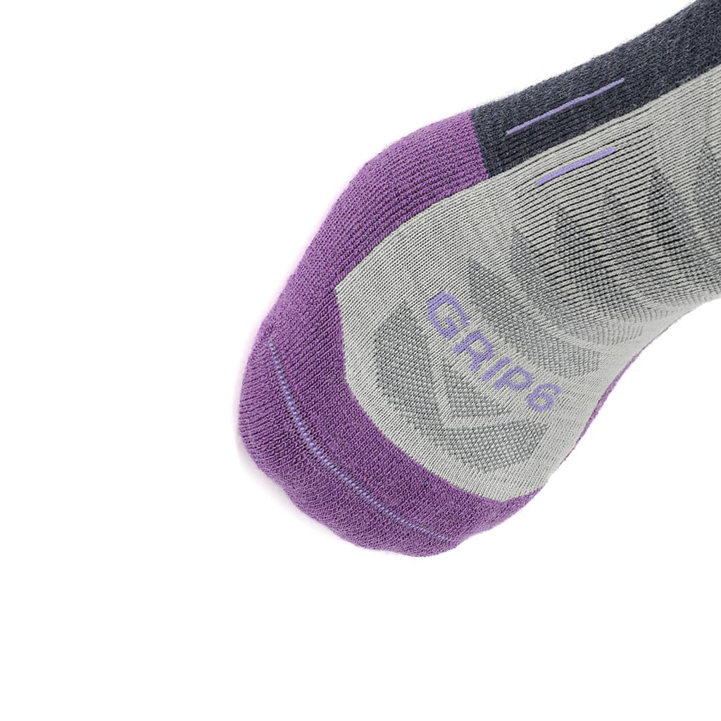 3 Pack Amethyst - Run Ankle Midweight Merino Wool Sock