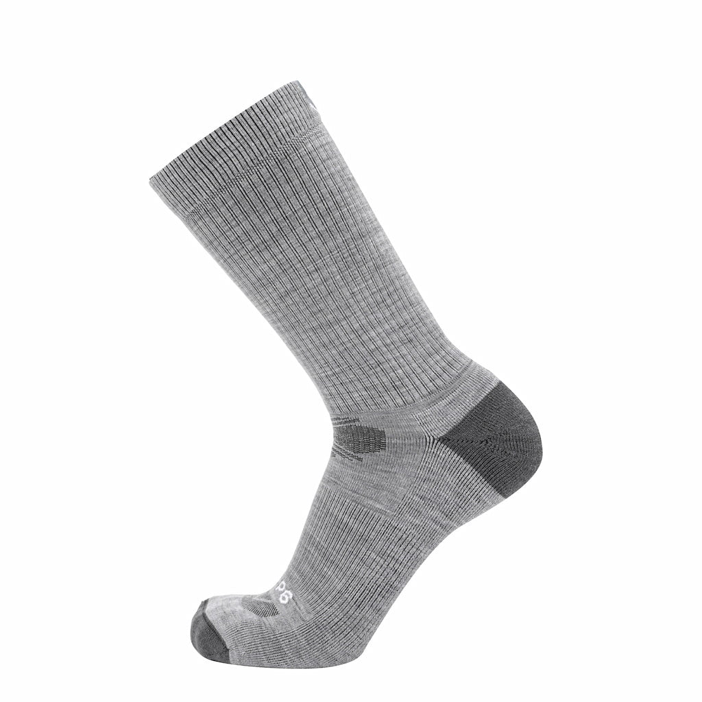 Ash - Casual Crew Midweight Merino Wool Sock