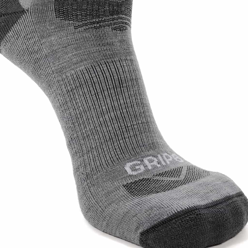Ash - Casual Crew Midweight Merino Wool Sock