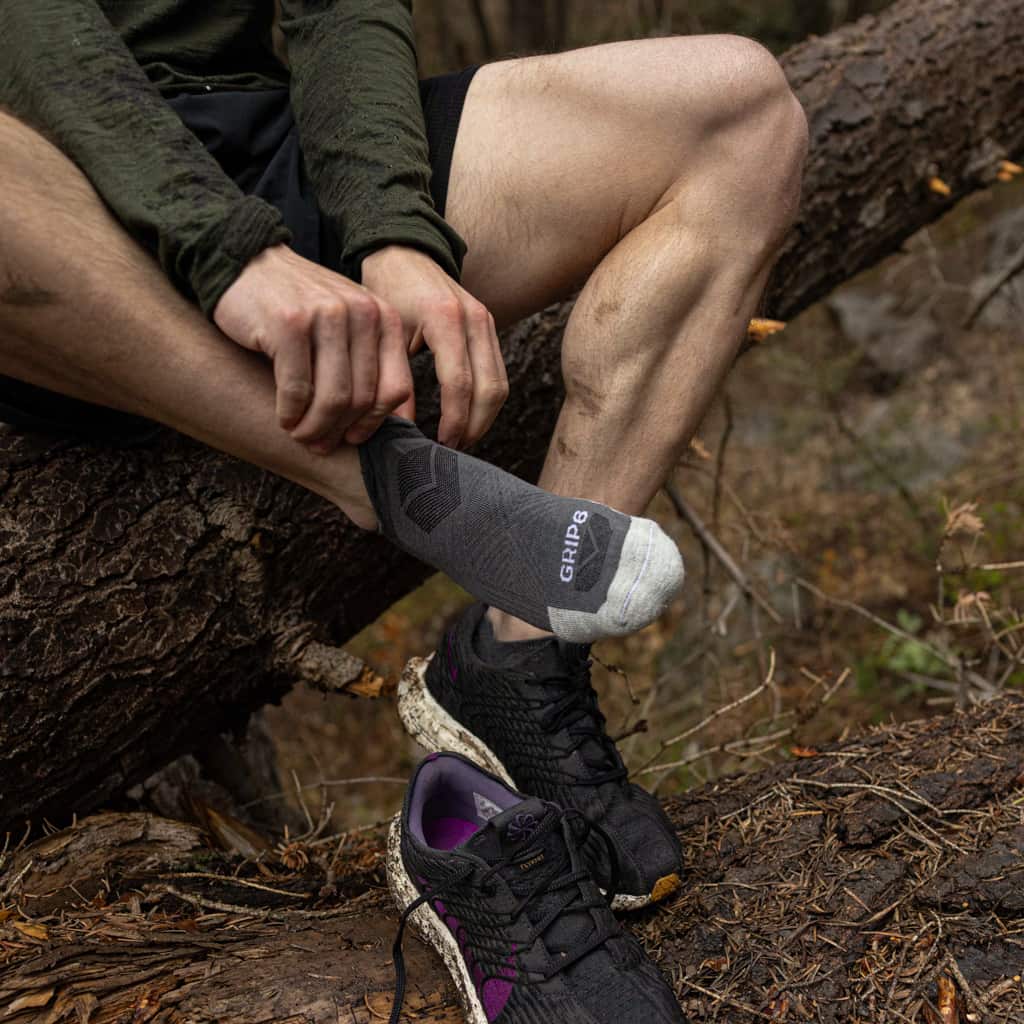 8 Pairs Basalt - Run No Show Runweight Merino Wool Sock