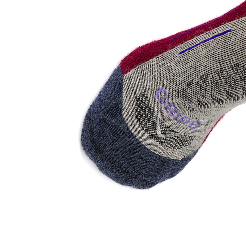 Berry - Hike Crew Midweight Merino Wool Sock