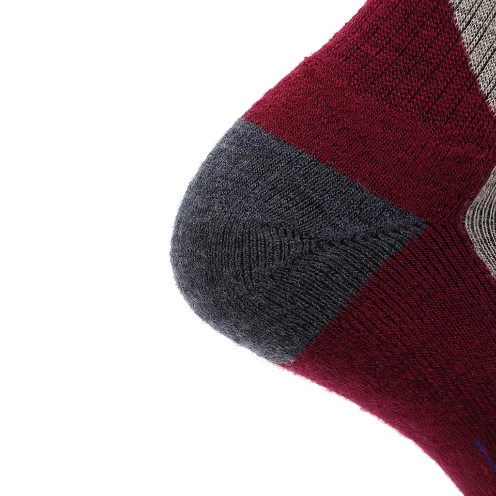 8 Pairs Berry - Hike Crew Midweight Merino Wool Sock