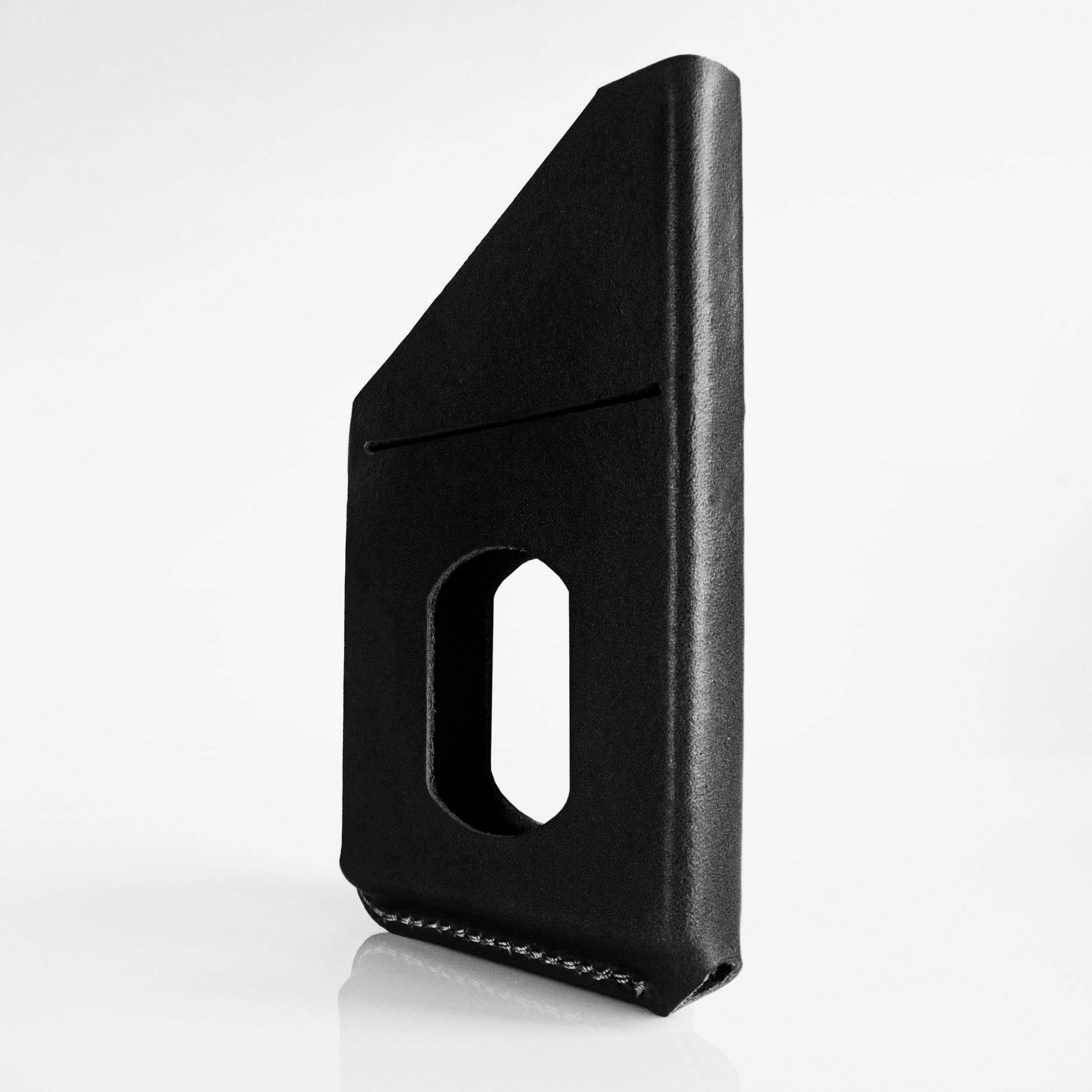 black leather wallet