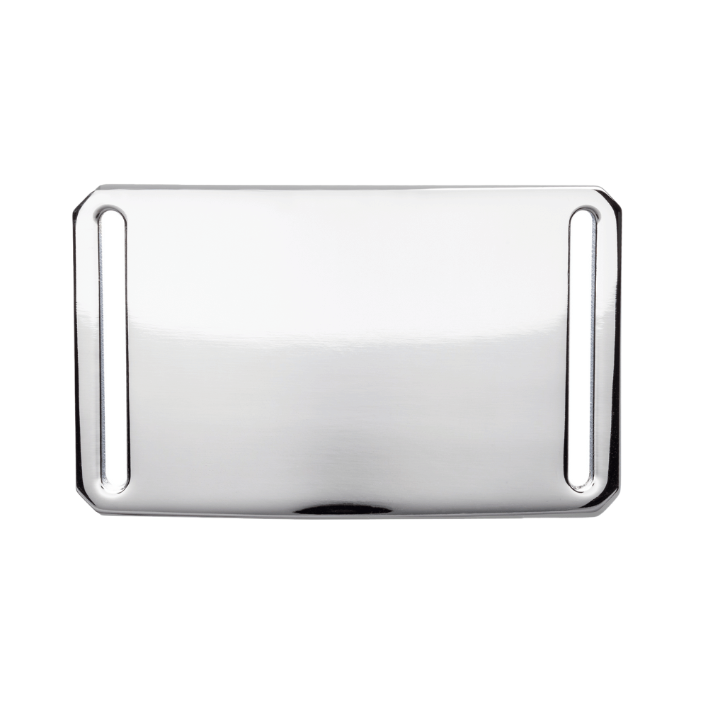 chrome belt buckle