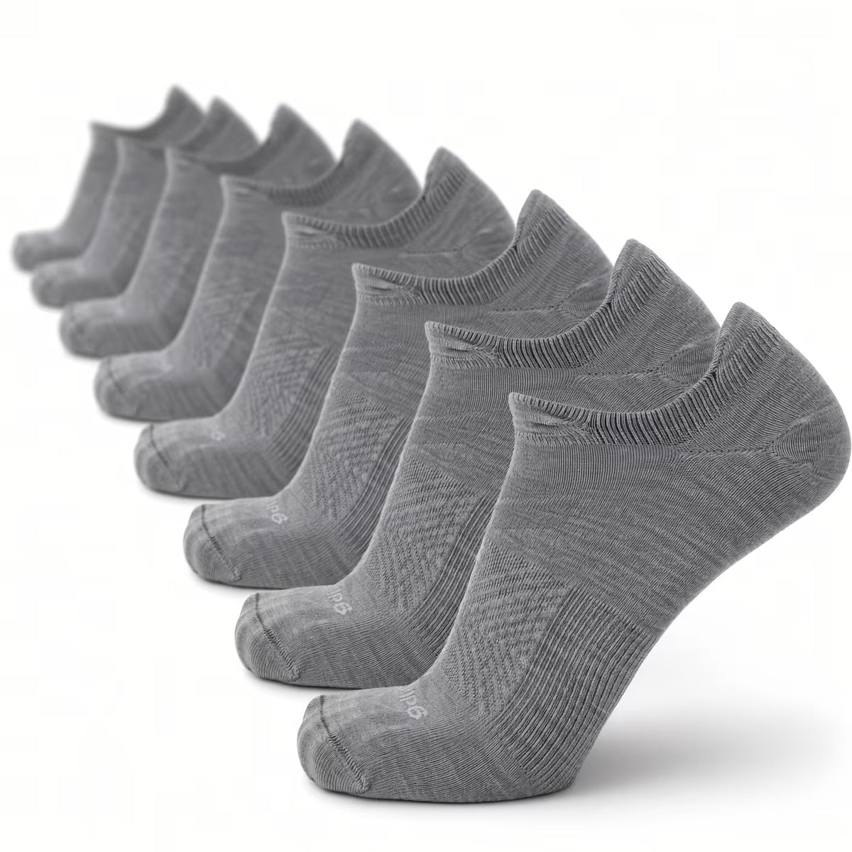 8 Pairs Cloud - Run No Show Ultralight Merino Wool Sock