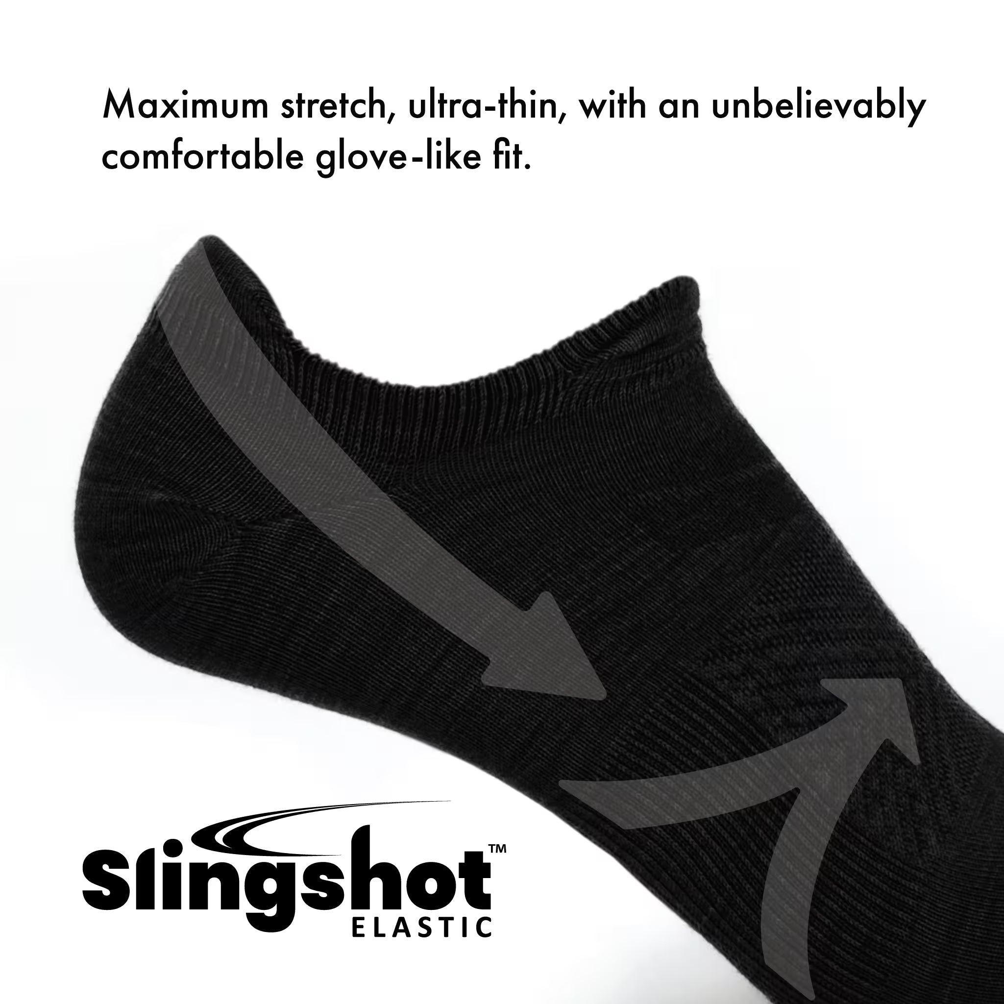 3 Pack Eclipse - Run No Show Ultralight Merino Wool Sock