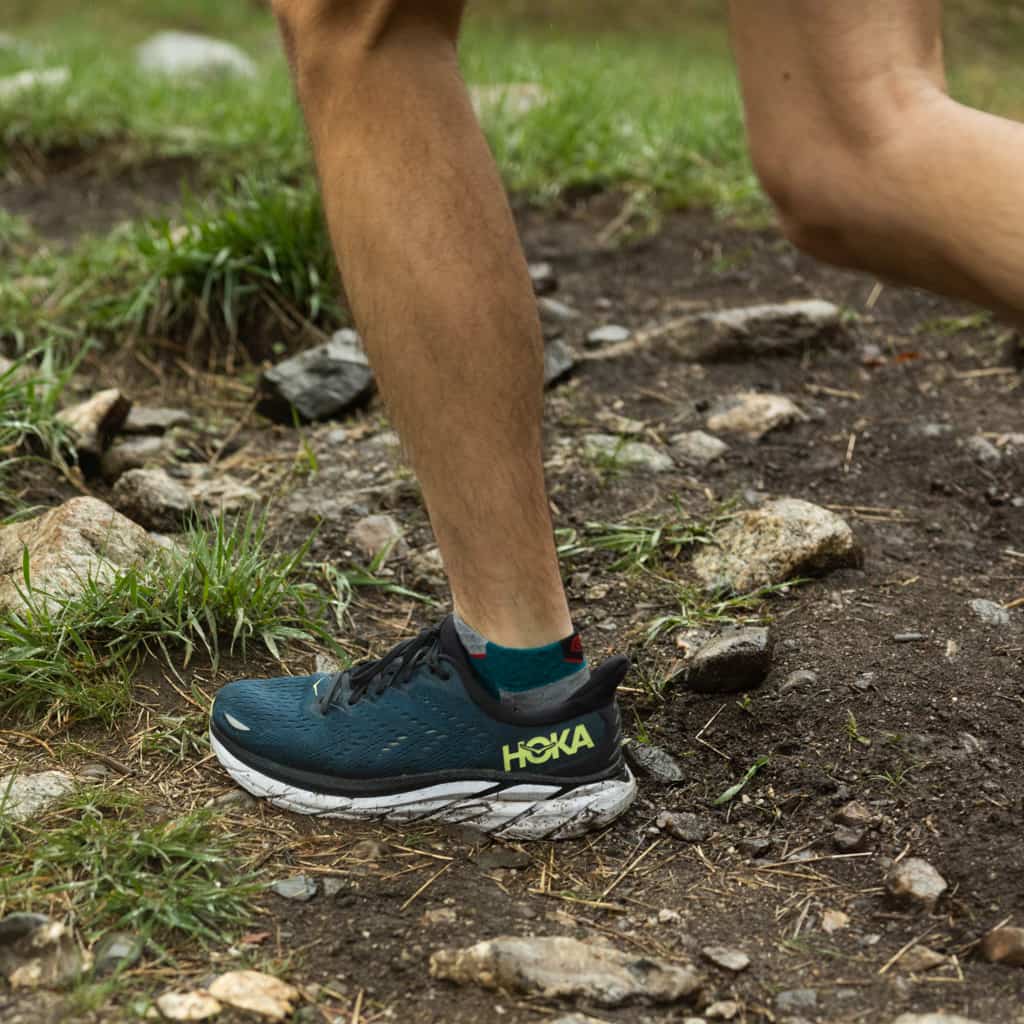 Emerald - Run Ankle Midweight Merino Wool Sock