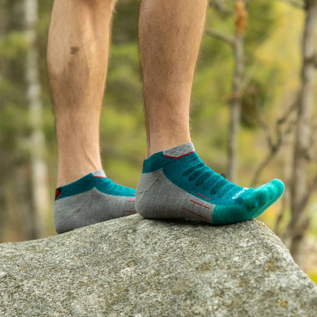 Emerald - Run Ankle Midweight Merino Wool Sock