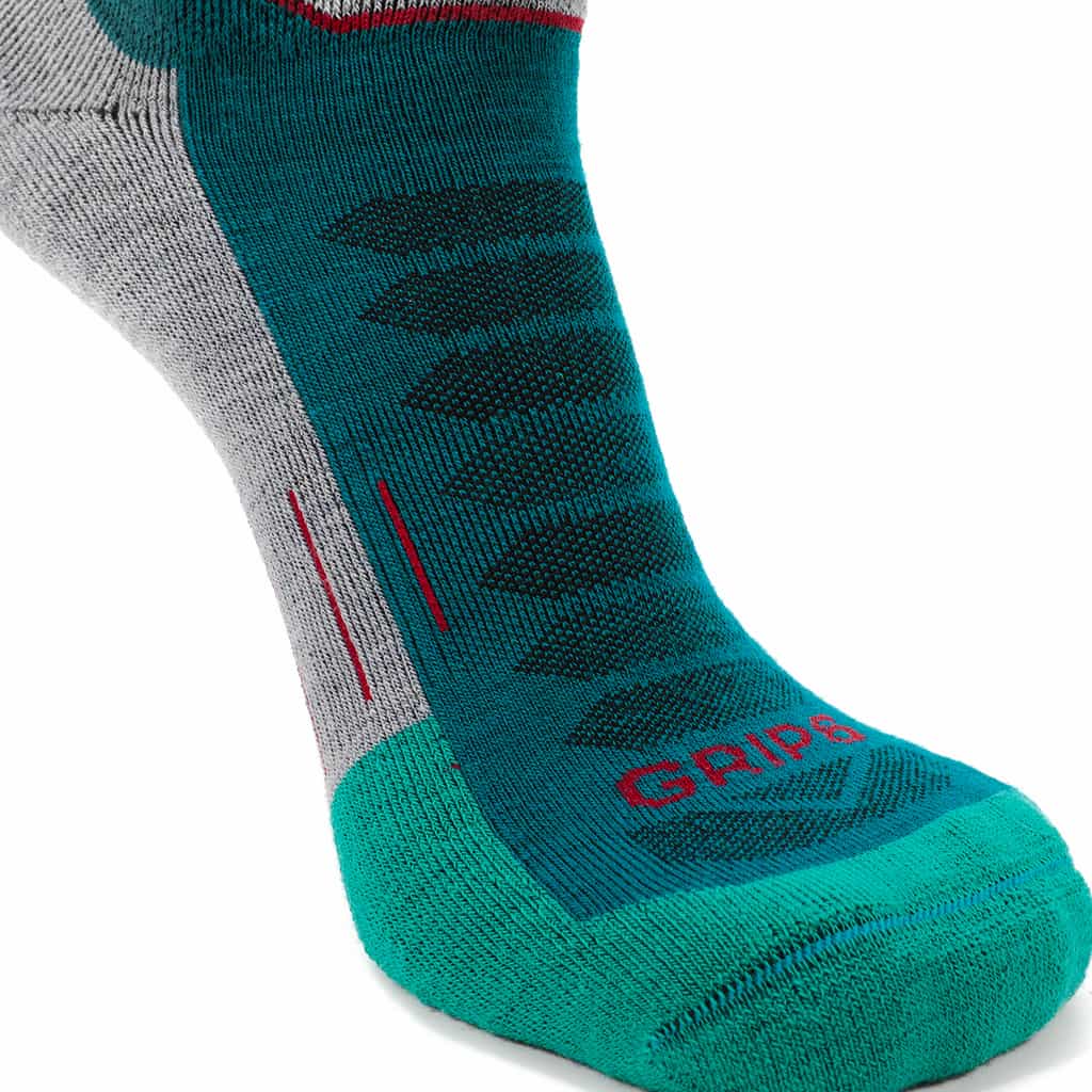 Emerald - Run Ankle Midweight Merino Wool Sock