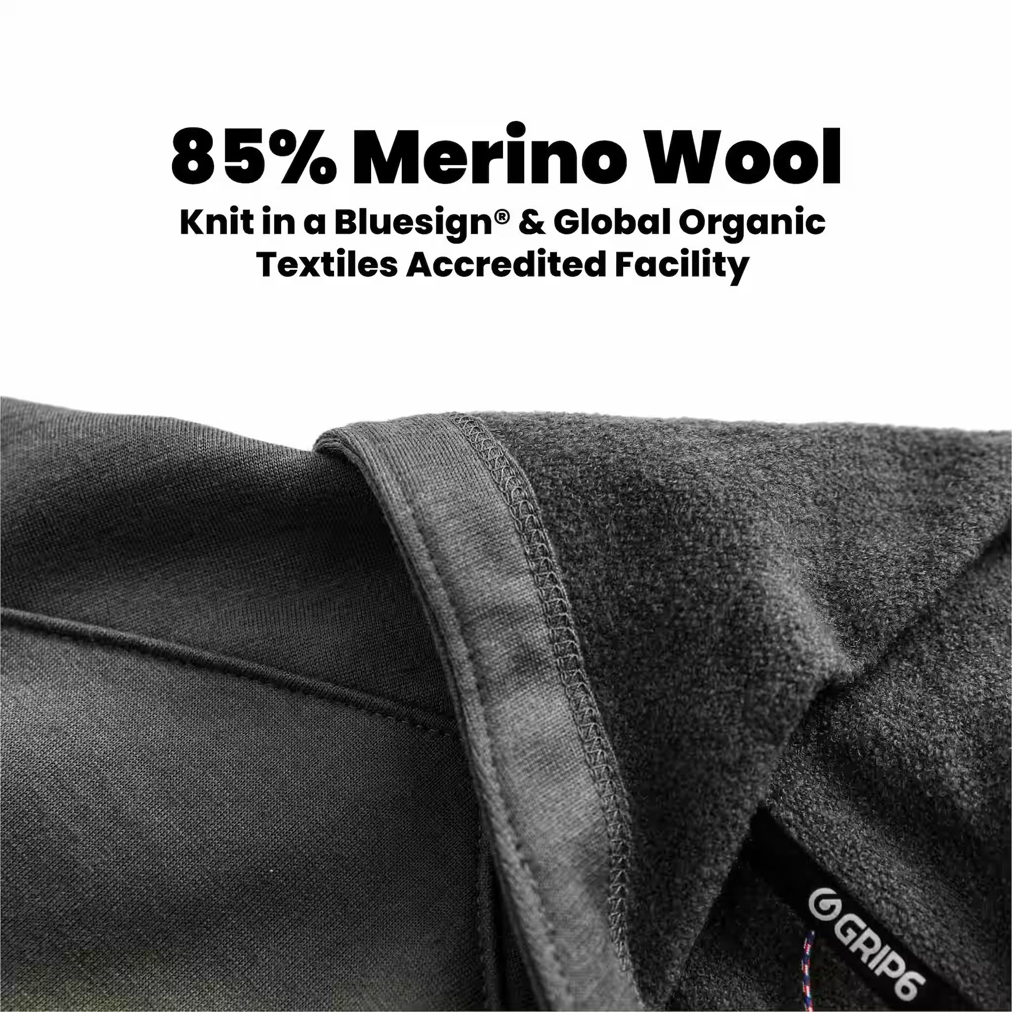Switchback Merino Wool Hoodie - Charcoal