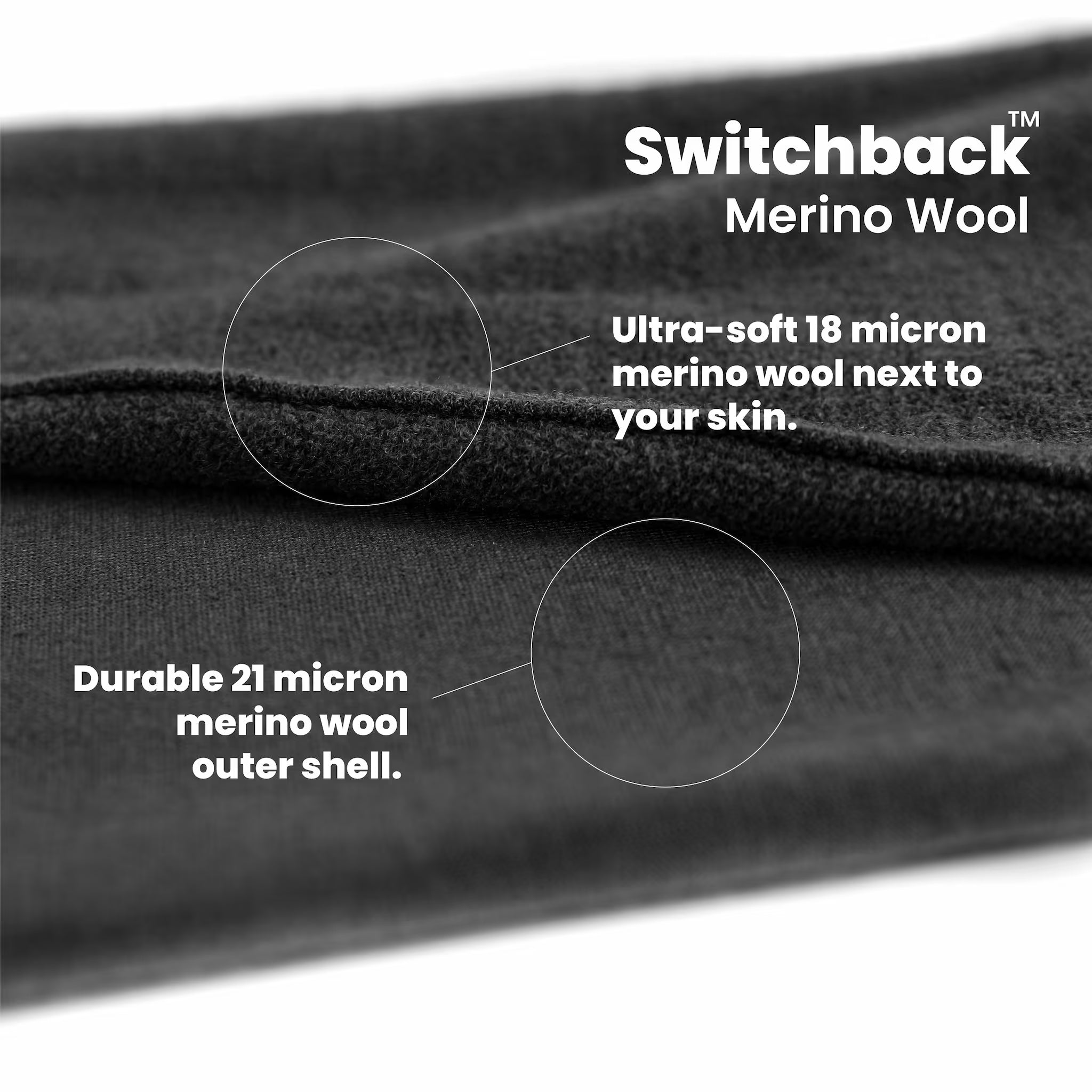 Switchback Merino Wool Hoodie - Charcoal