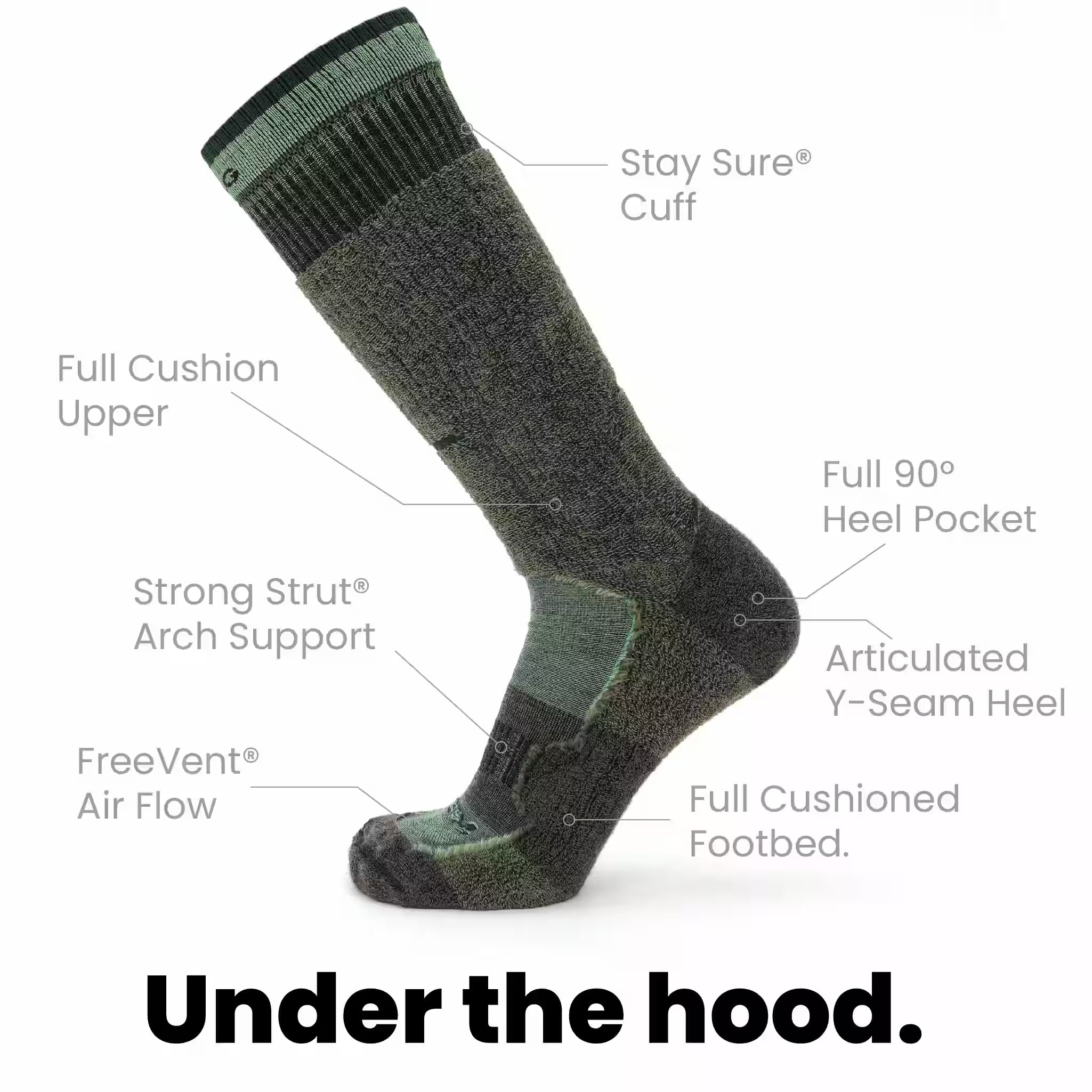 Forester - Hunt Boot Heavyweight Merino Wool Sock