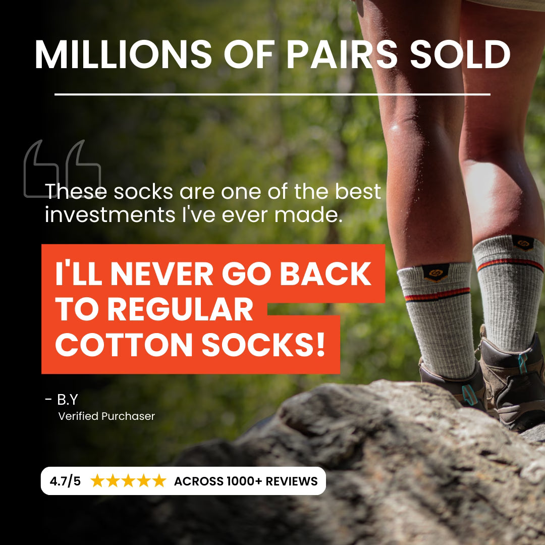 Cabin. - Hike Crew Lightweight Merino Wool Sock