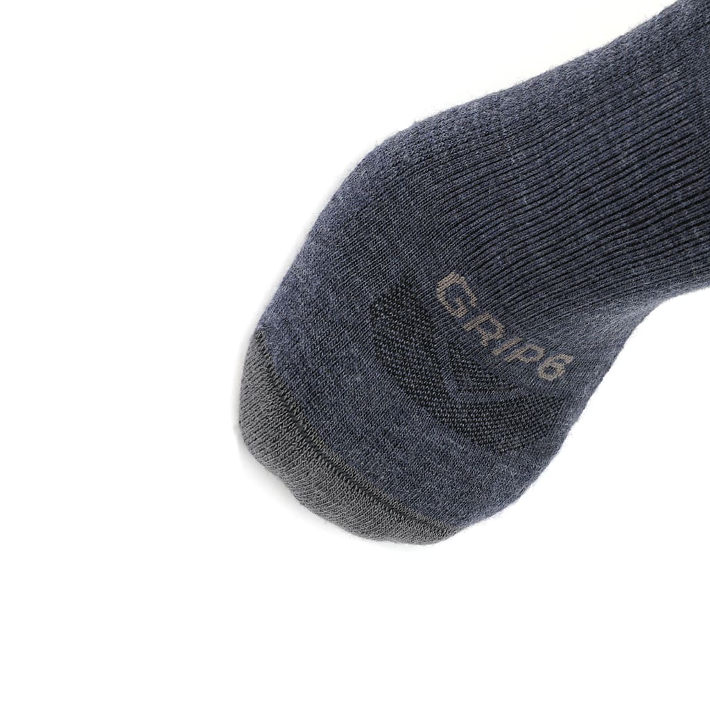 8 Pairs Indigo - Casual Crew Midweight Merino Wool Sock