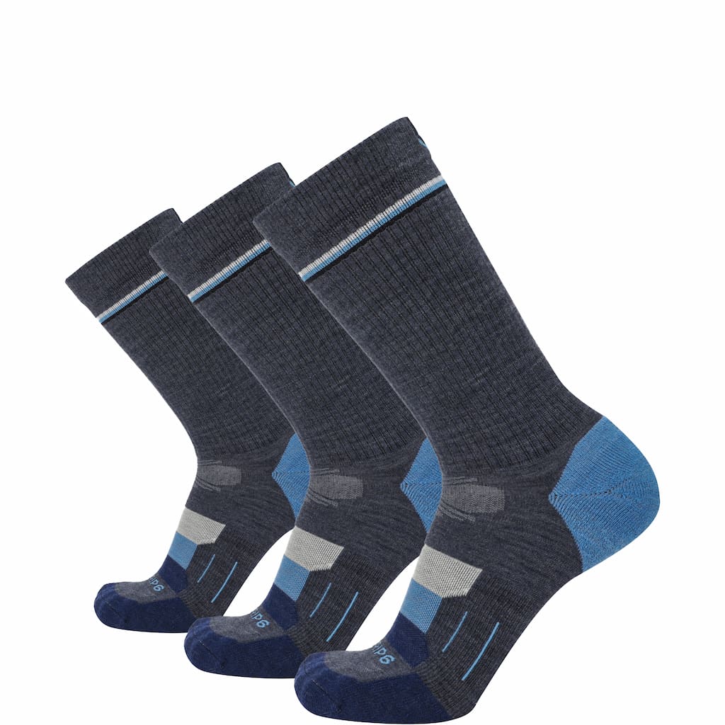 Lake - Hike Crew Lightweight Merino Wool Sock