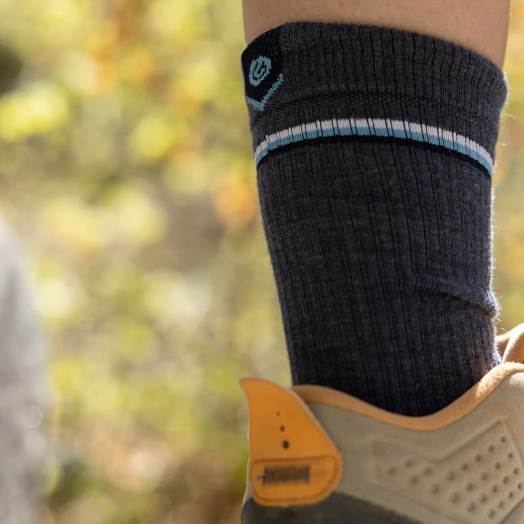 Lake - Hike Crew Lightweight Merino Wool Sock