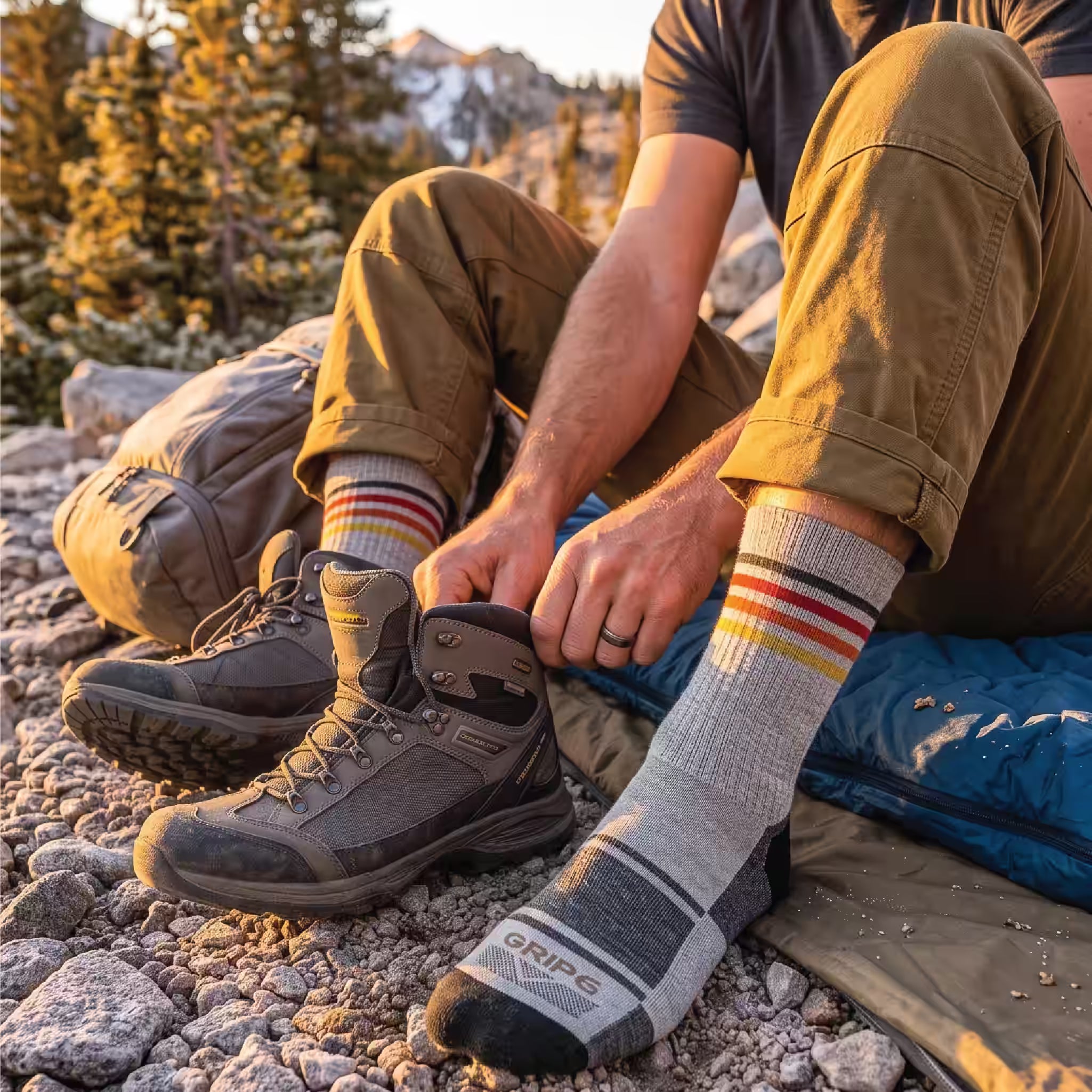 Solstice - Hike Crew Heavyweight Merino Wool Sock