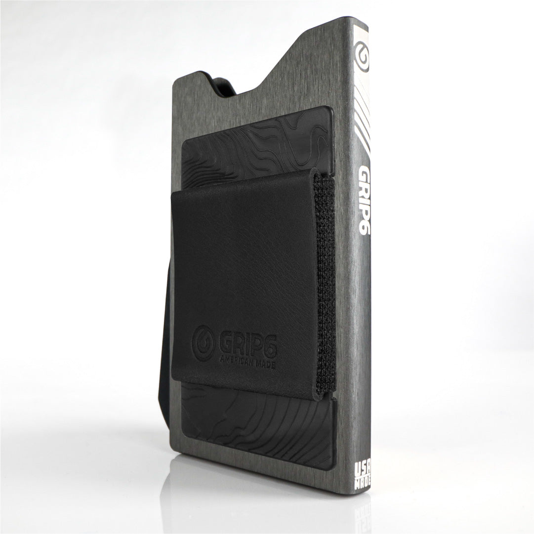 gunmetal wallet with leather money band swatch-image