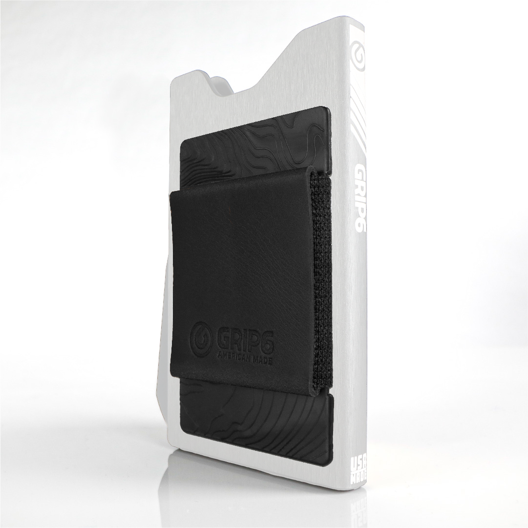 black leather money band