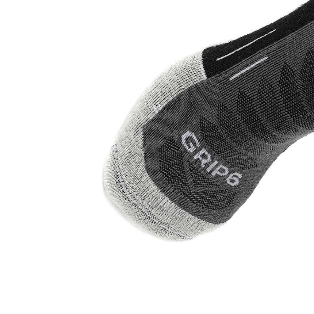 Obsidian - Run Ankle Midweight Merino Wool Sock