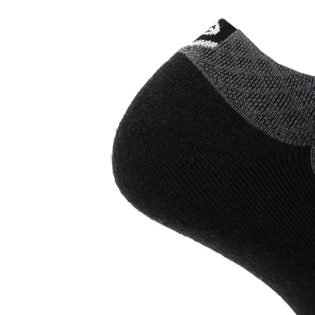 Obsidian - Run Ankle Midweight Merino Wool Sock