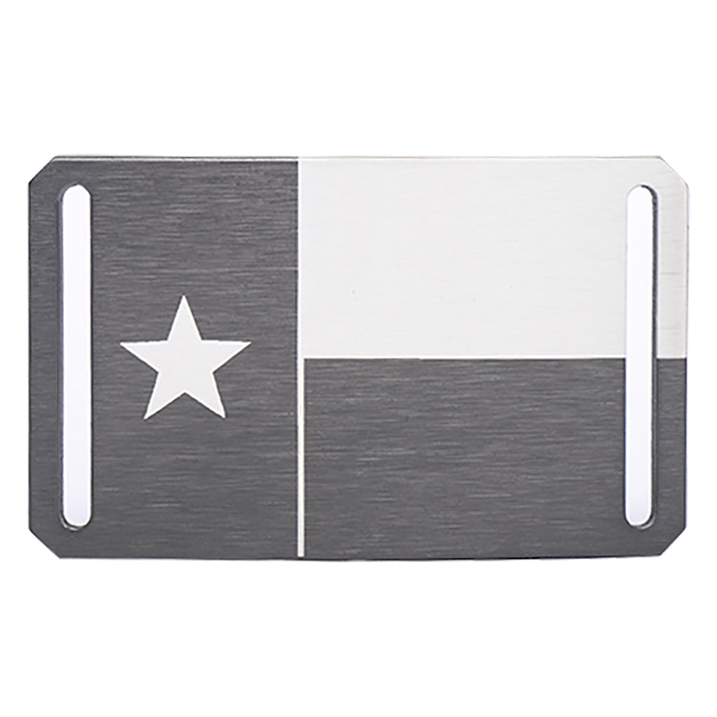 Texas flag belt buckle