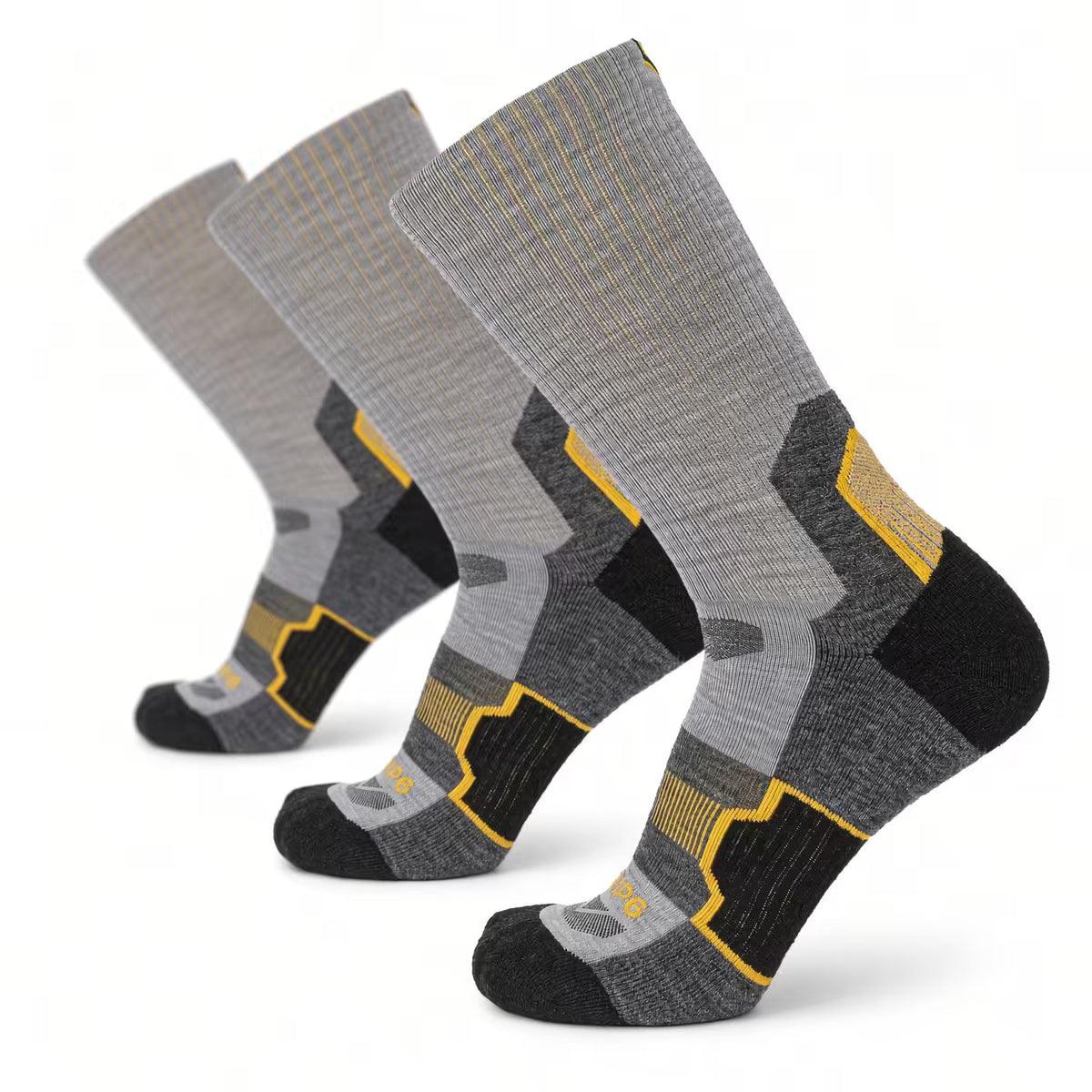 3 Pack Tradesman - Tactical Crew Midweight Merino Wool Sock