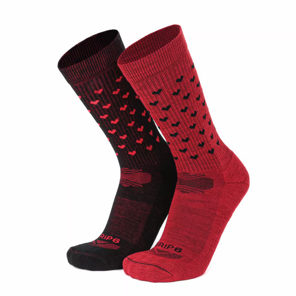 Valentine - Casual Crew Midweight Merino Wool Sock