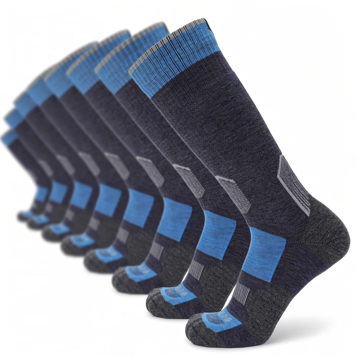 8 Pairs Wader - Hunt Boot Heavyweight Merino Wool Sock