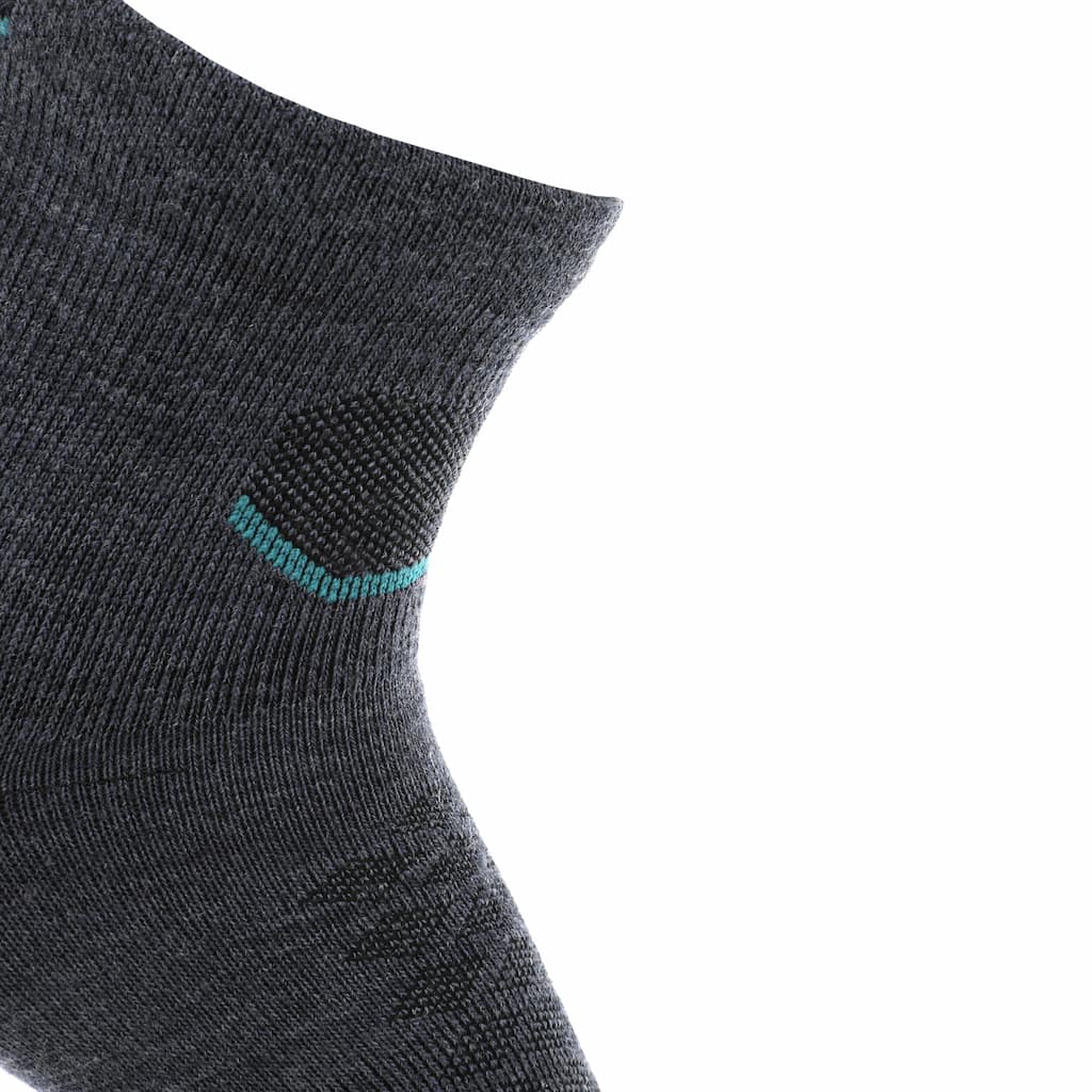 3 Pack Wave - Run 1/4 Crew Runweight Merino Wool Sock