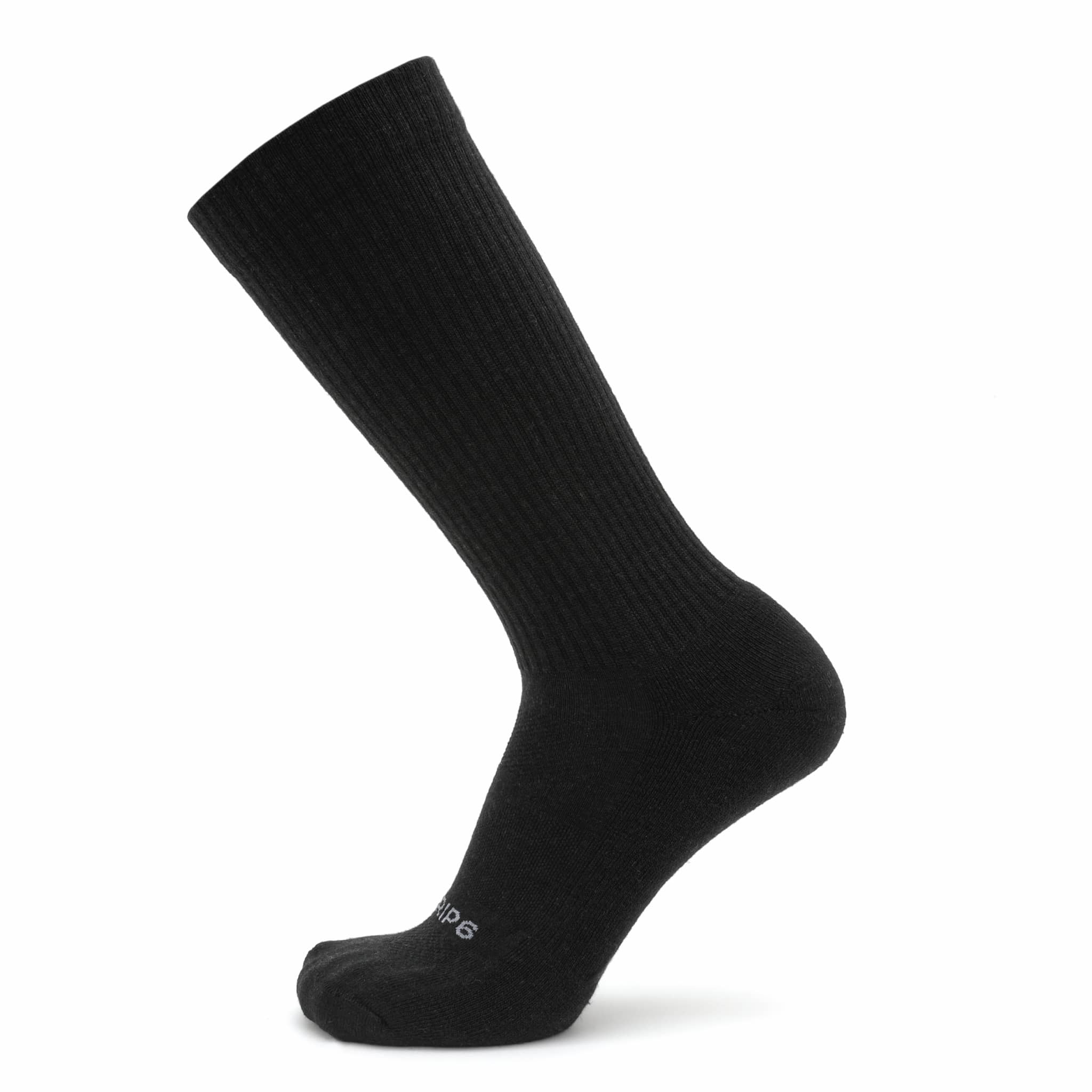 Tactical Black Lightweight Boot Sock - Merino Wool