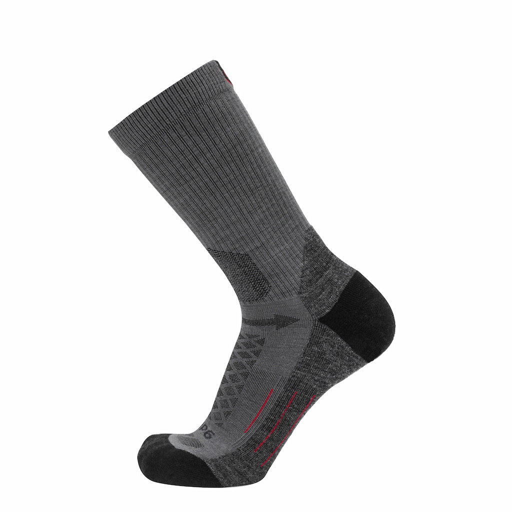 Graphite - Hike Crew Midweight Merino Wool Sock