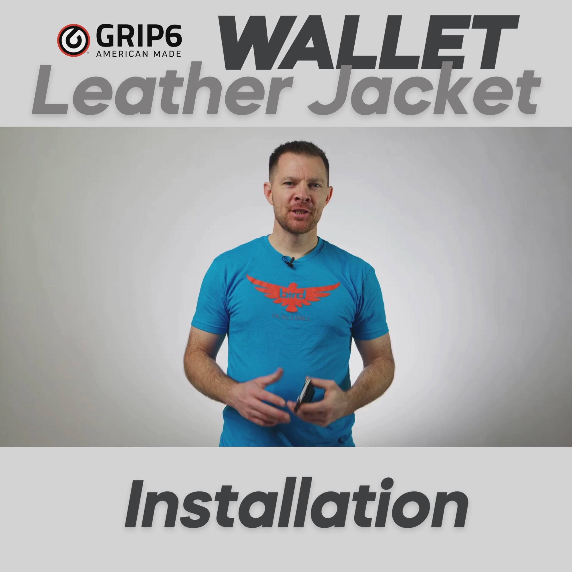 Leather wallet jacket explainer video