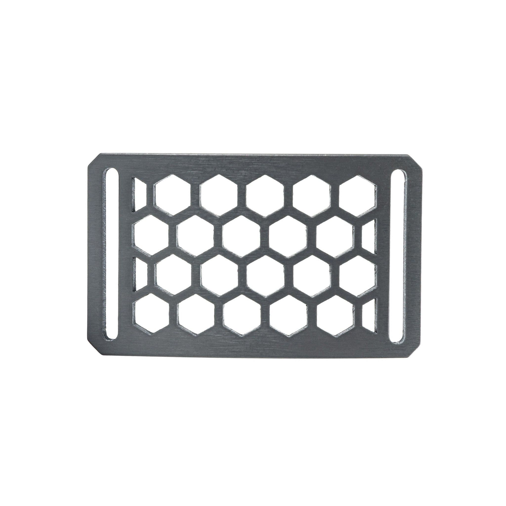 Honeycomb Gunmetal belt buckle swatch-image
