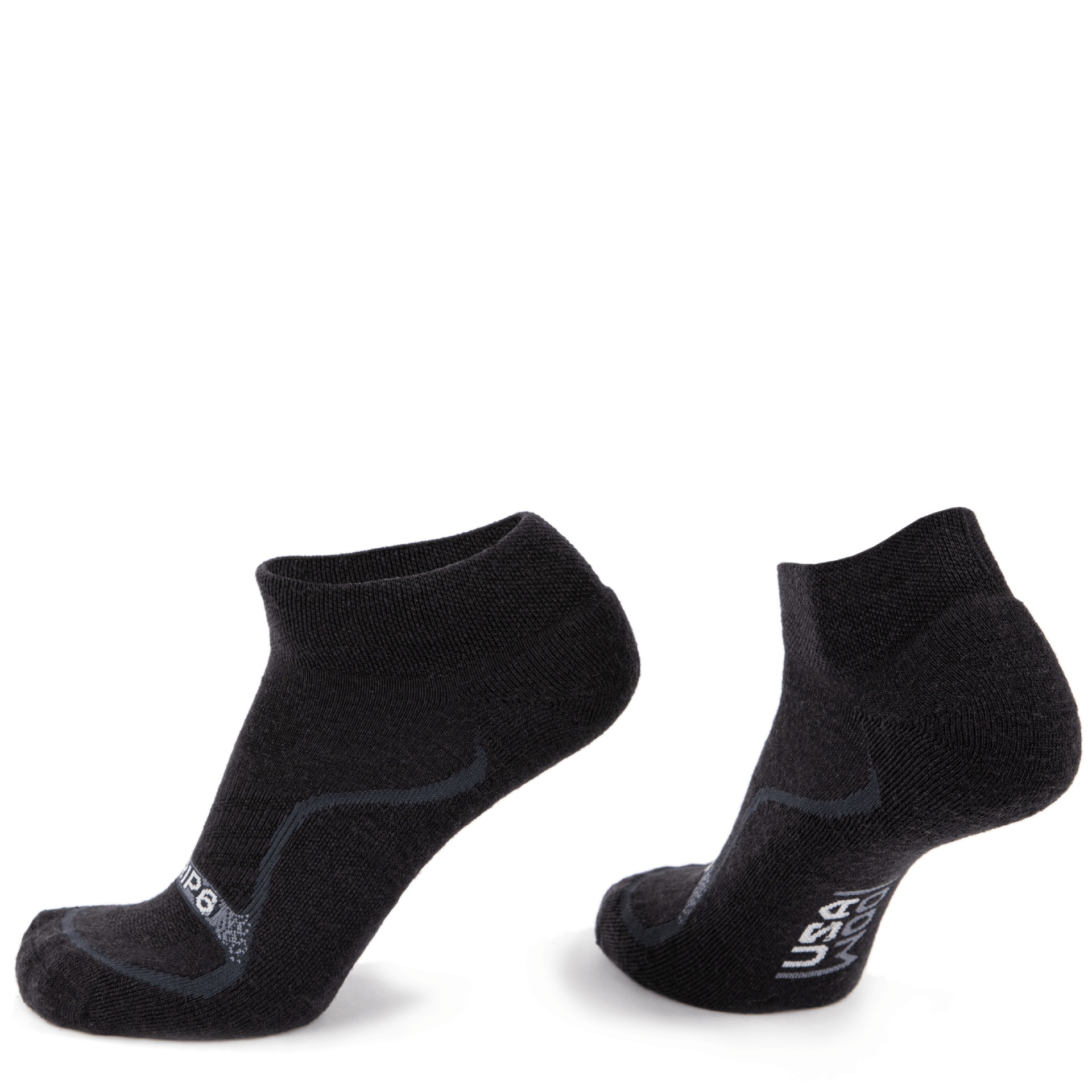 Wool Ankle Socks - Everyday Black