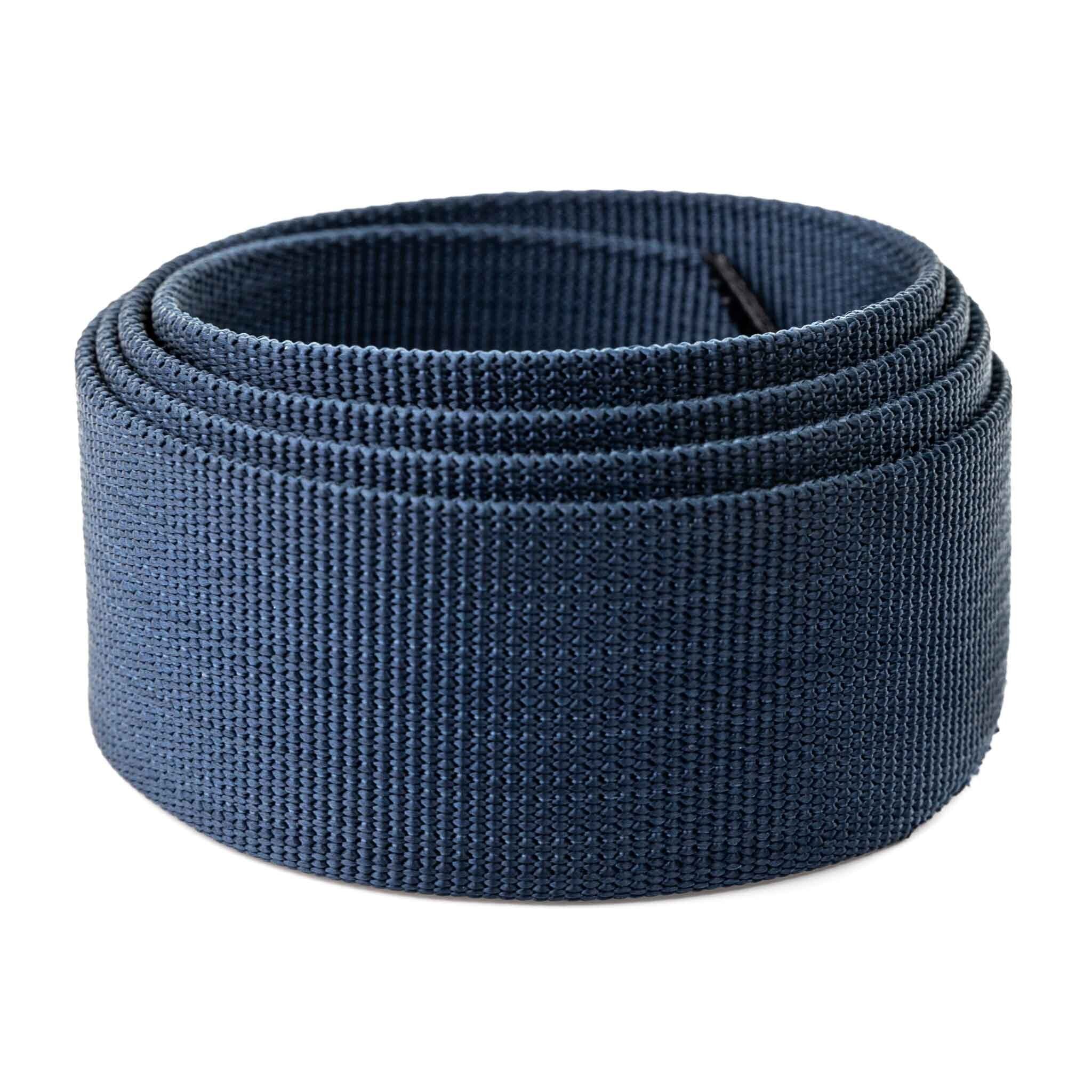blue webbing belt strap