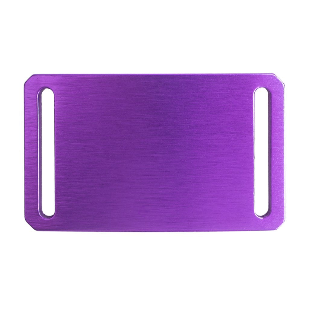 purple belt buckle