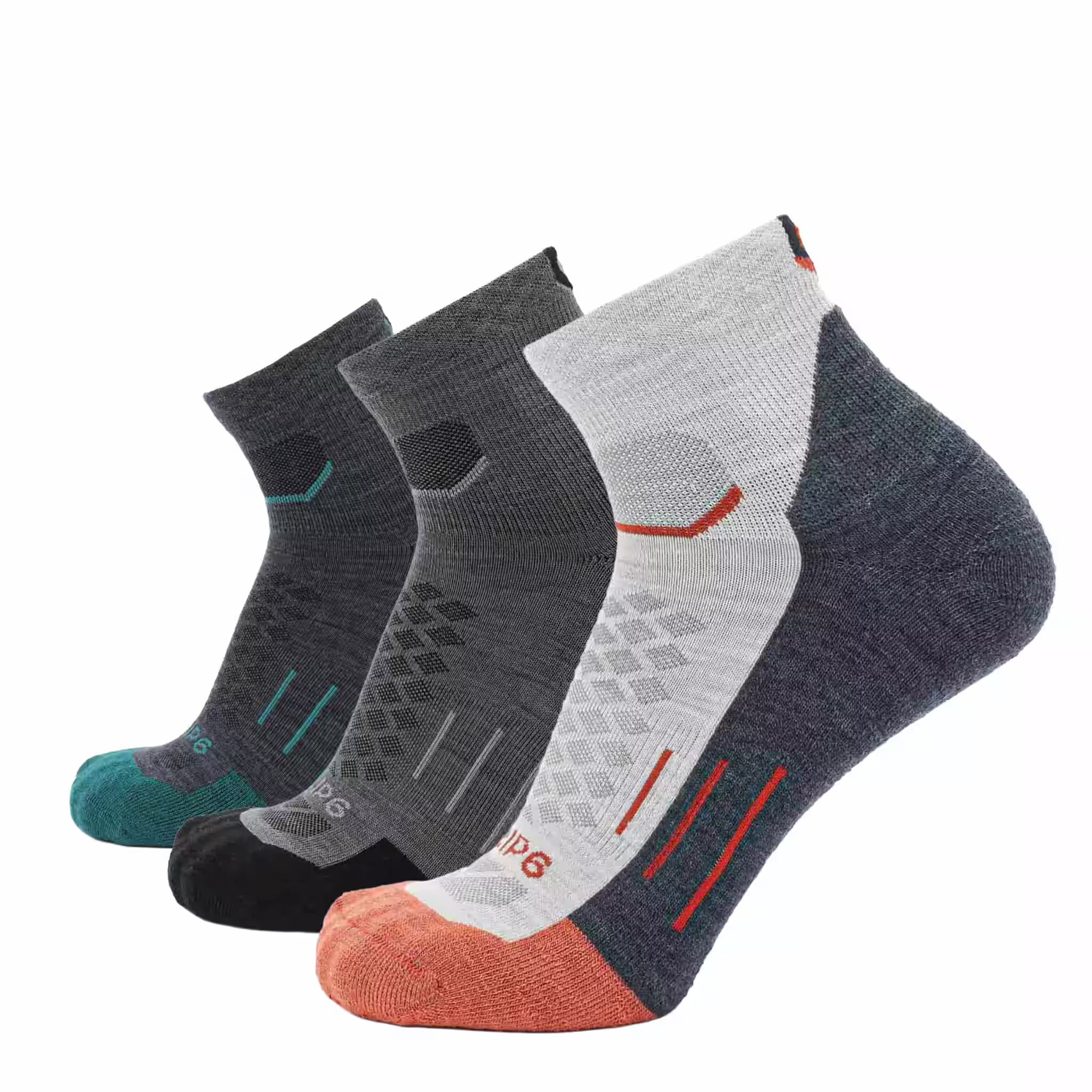 Run 1/4 Crew Merino Wool Socks - (Factory Seconds)