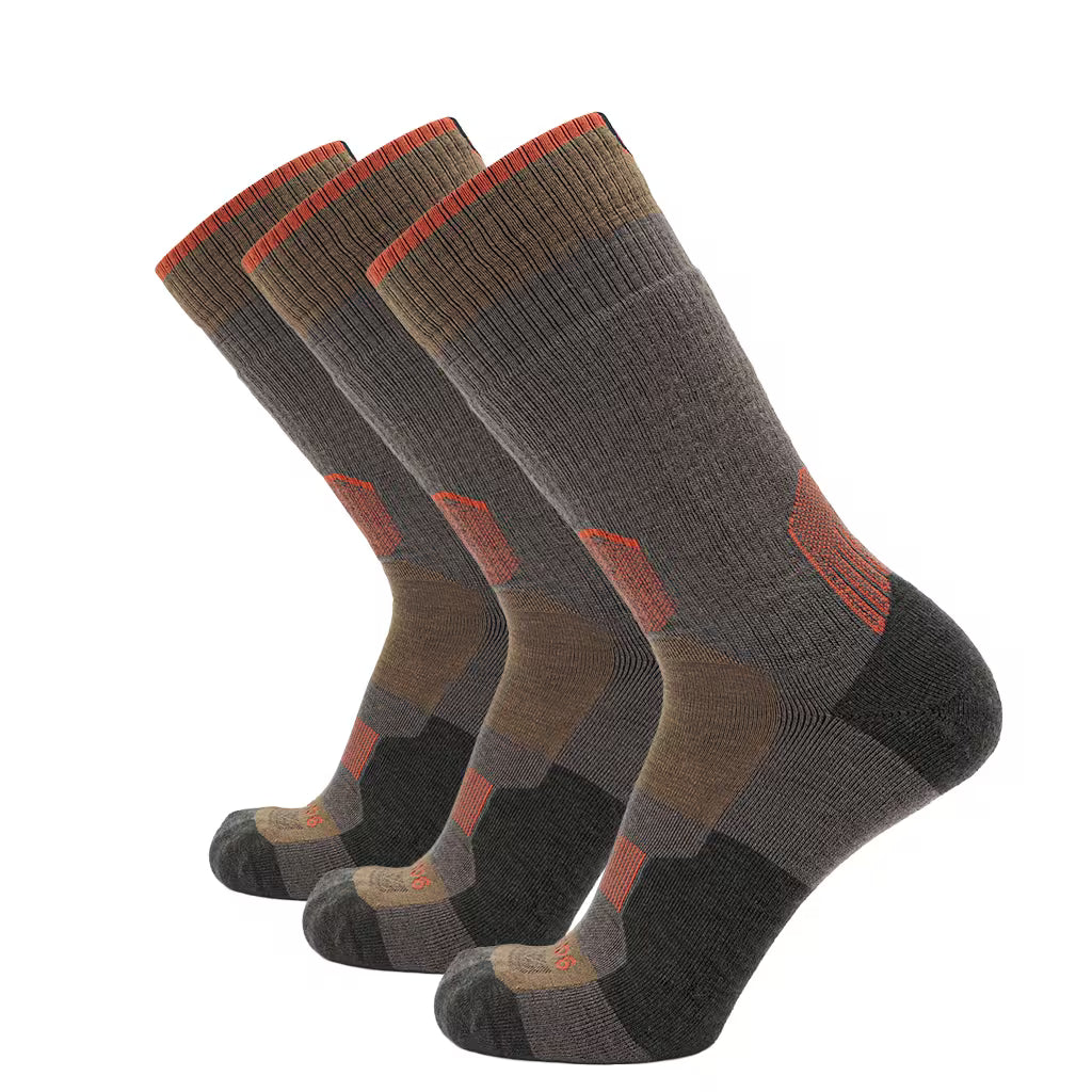 3 Pack Woodland - Hunt Boot Heavyweight Merino Wool Sock