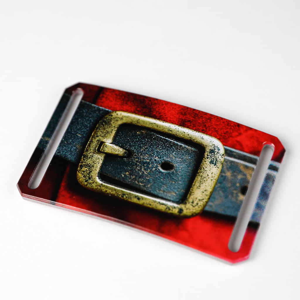 Christmas belt buckle