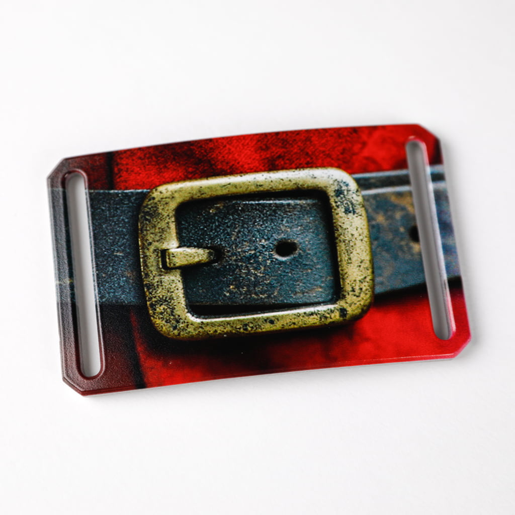 Holiday belt buckle