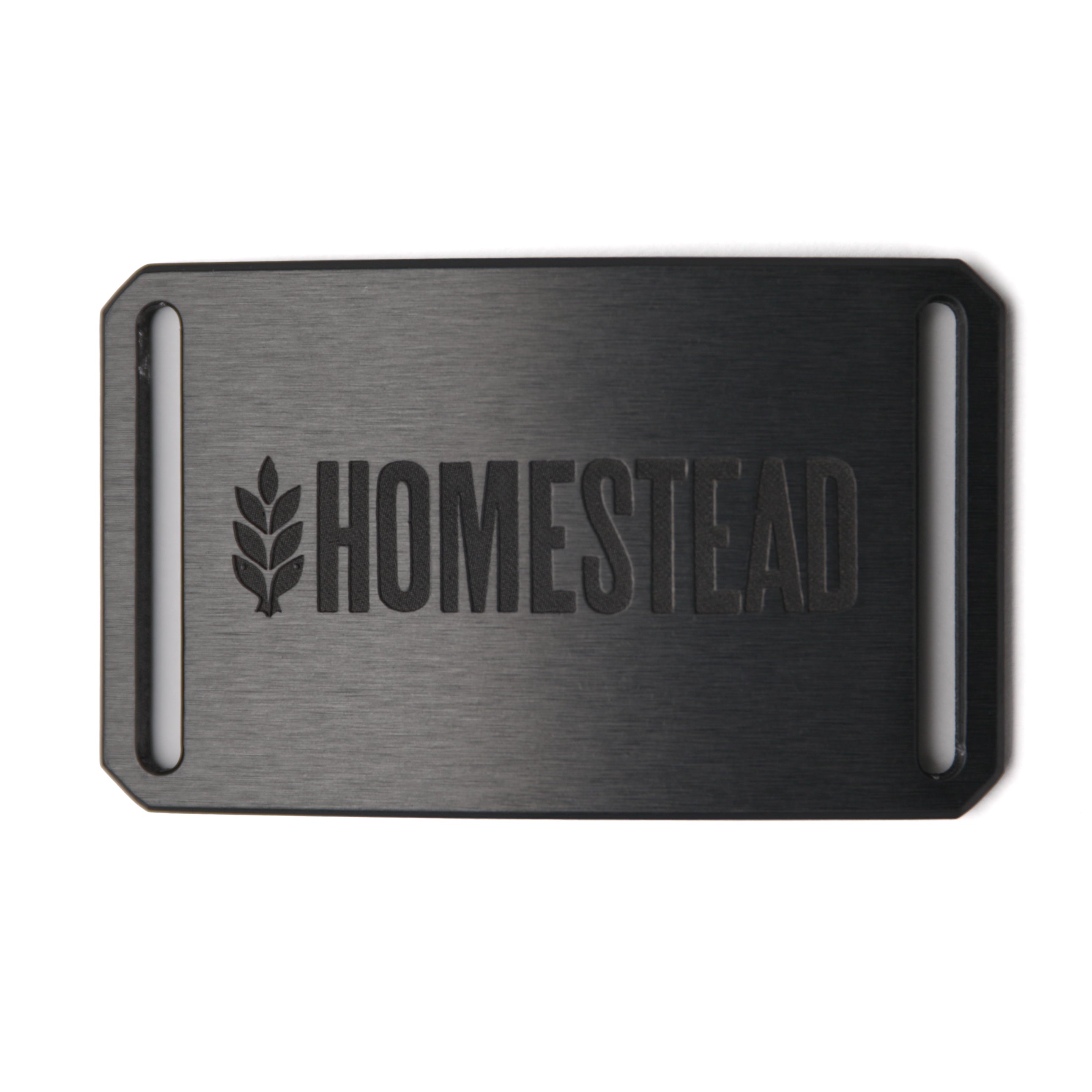 black homestead belt buckle