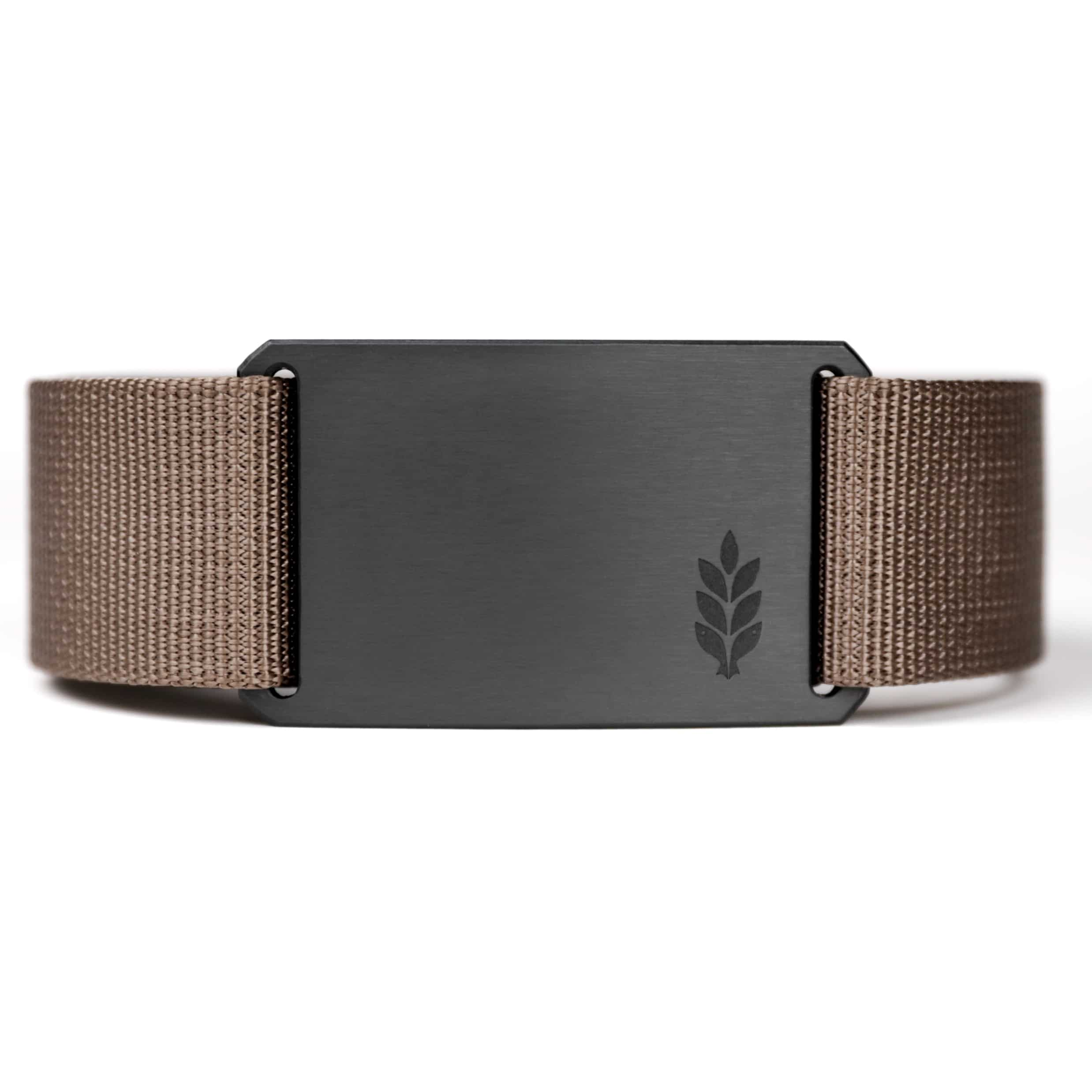 brown belt with homestead buckle