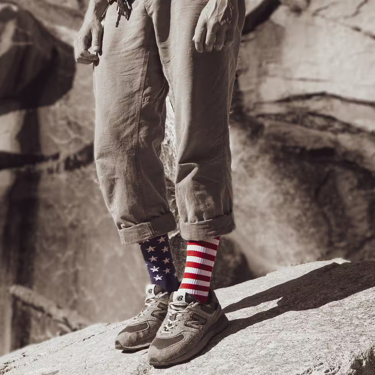 Americana - Casual Crew Midweight Merino Wool Sock