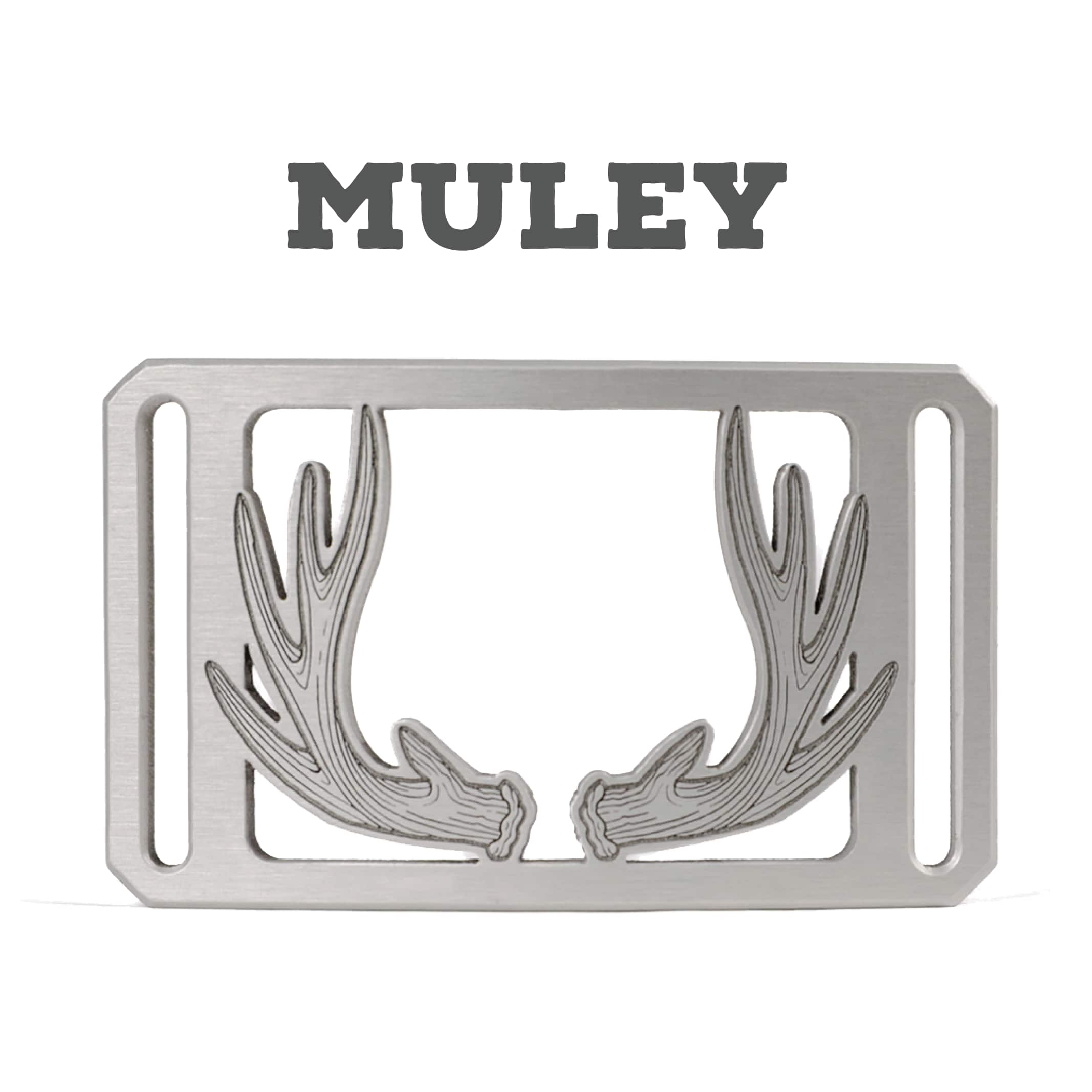 deer antler belt buckle