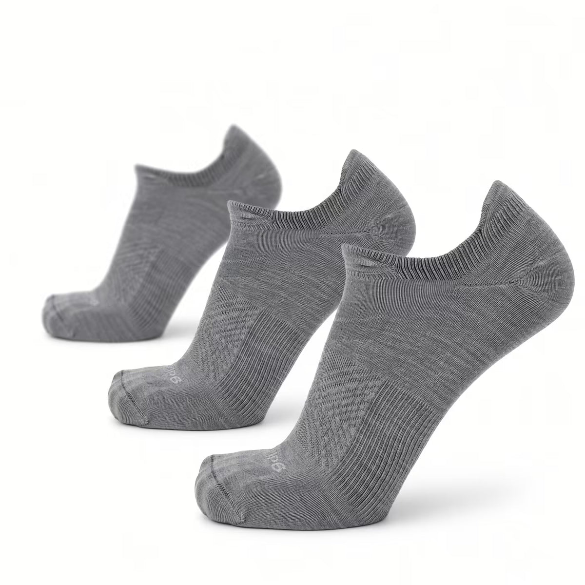 3 Pack Cloud - Run No Show Ultralight Merino Wool Sock