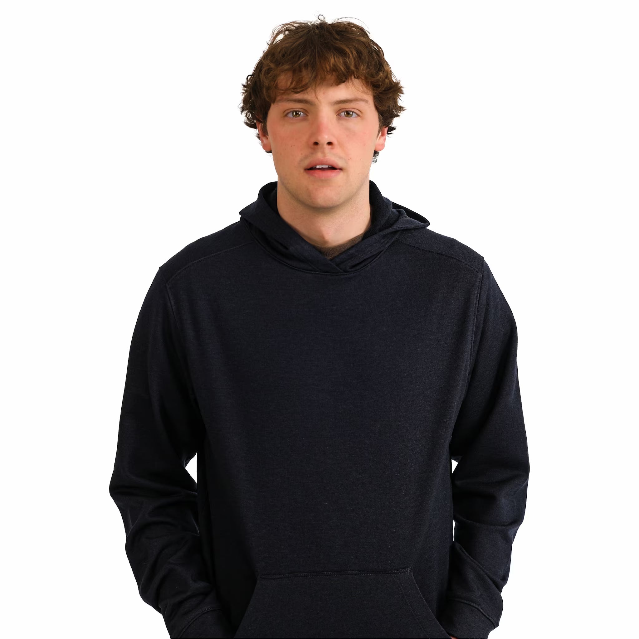 Switchback Merino Wool Hoodie - Black