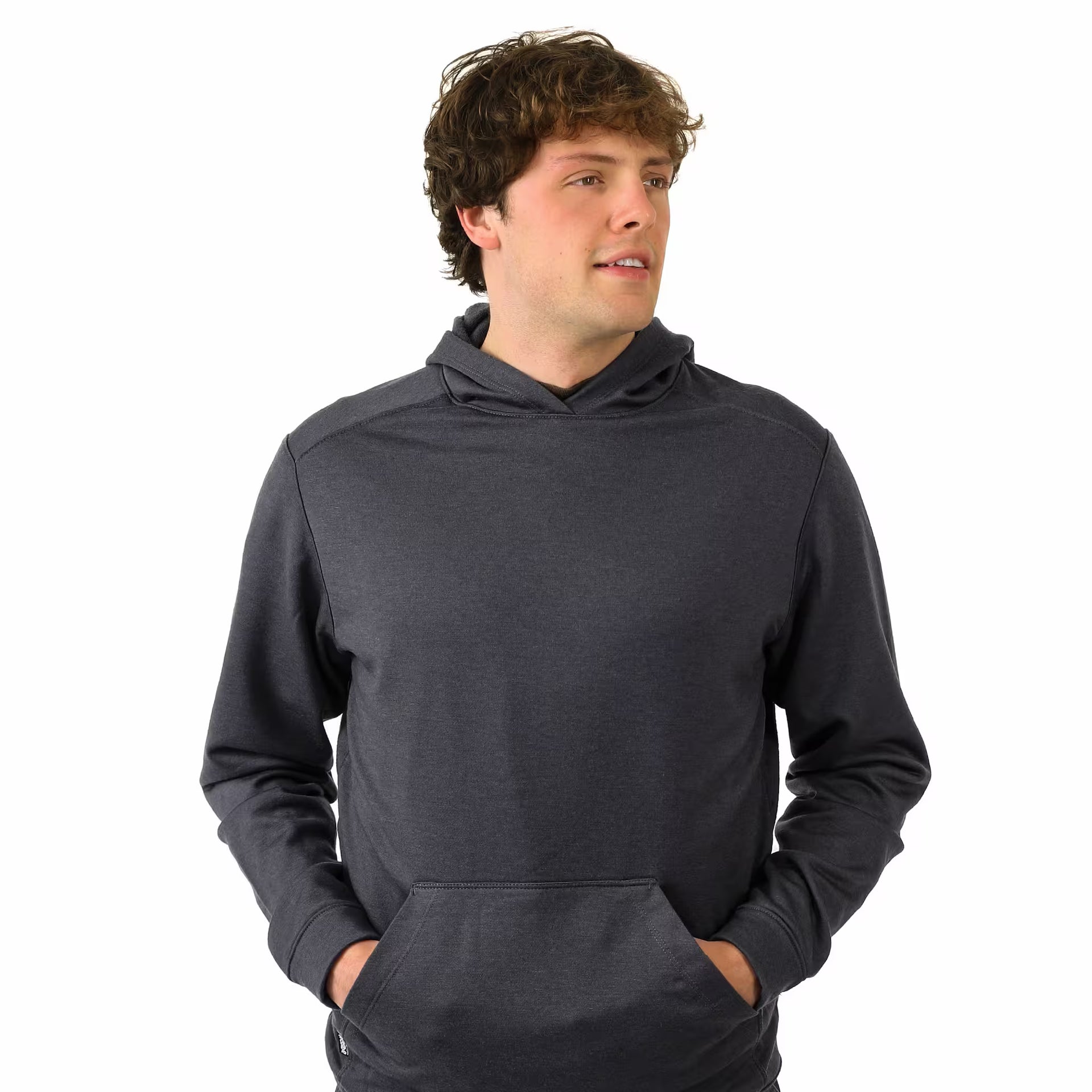 Switchback Merino Wool Hoodie - Charcoal