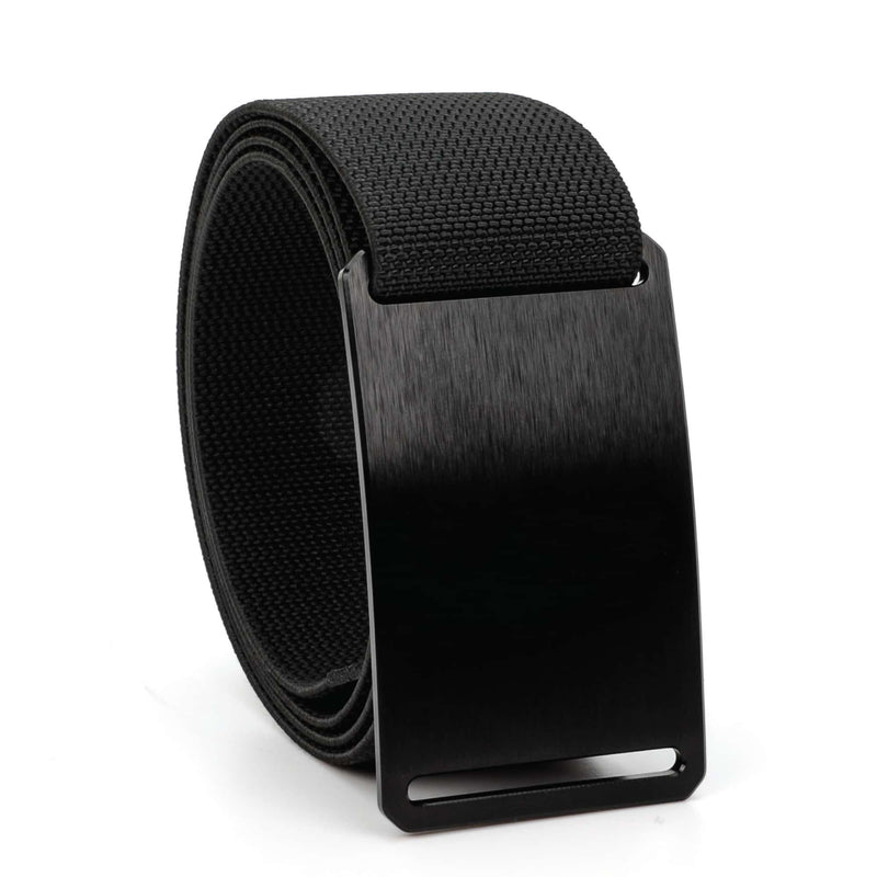 GRIP6 G-Flex Ninja Belt 1.5 inch — black buckle with black strap