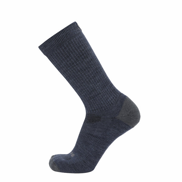 Indigo - Casual Crew Midweight Merino Wool Sock